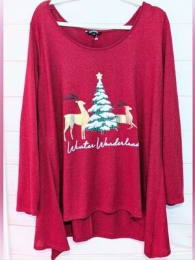 ❤️🆕 George Deep Red ♥️ CHRISTMAS SEASON Sweater Size 2X